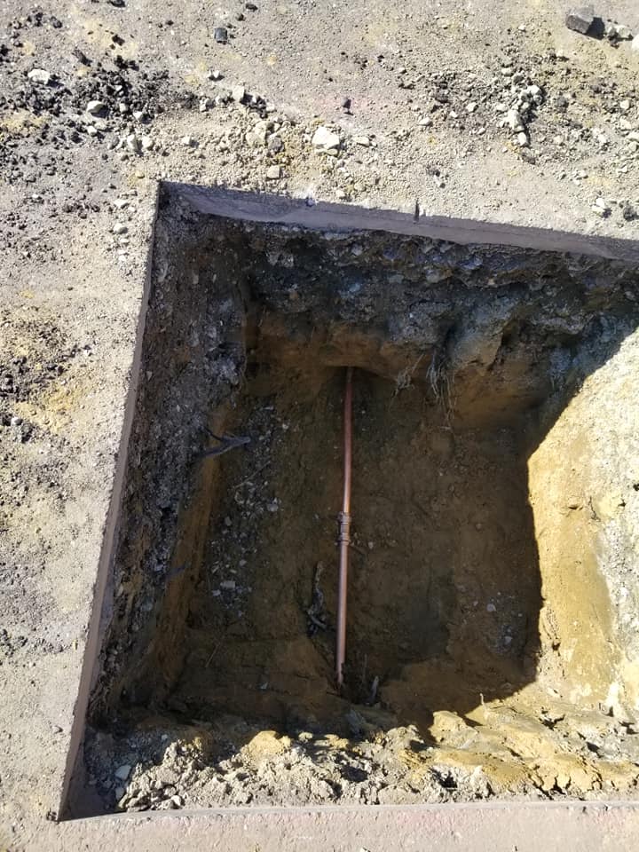 Clean plumbing install in a bathroom
