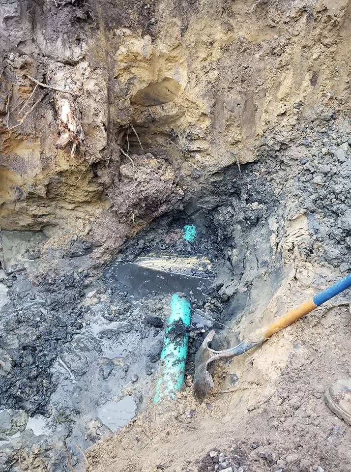 Copper and PEX supply lines in a mechanical space