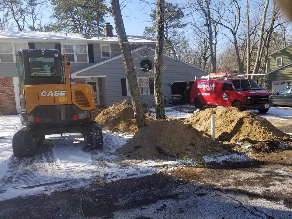 Pipe work during a residential service call